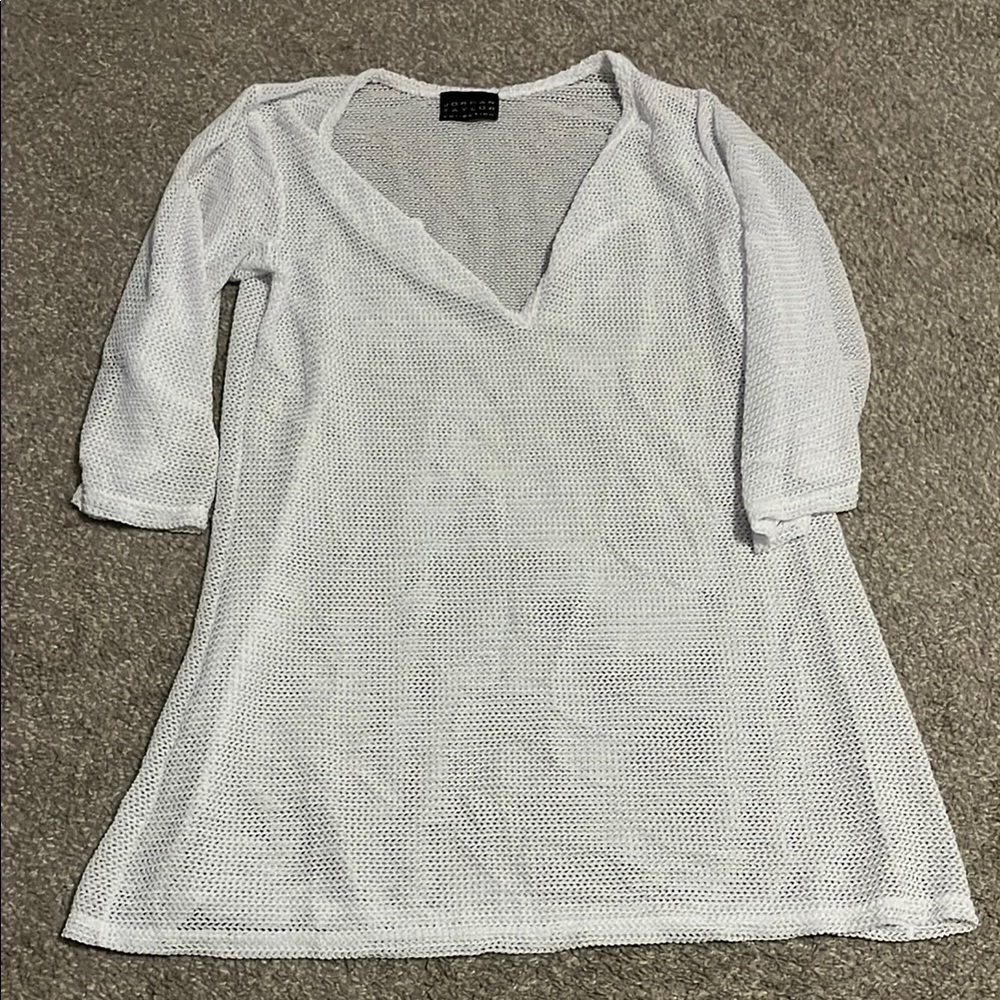 White Mesh Cover-Up